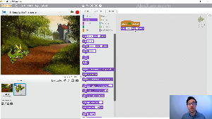 Simple Scratch program with a dragon